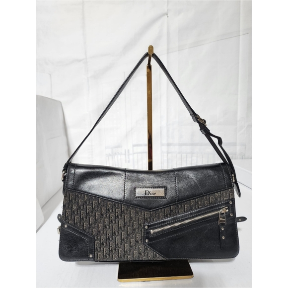 Christian Dior Vintage Diorissimo Shoulder Bag Black - Picture 1 of 13